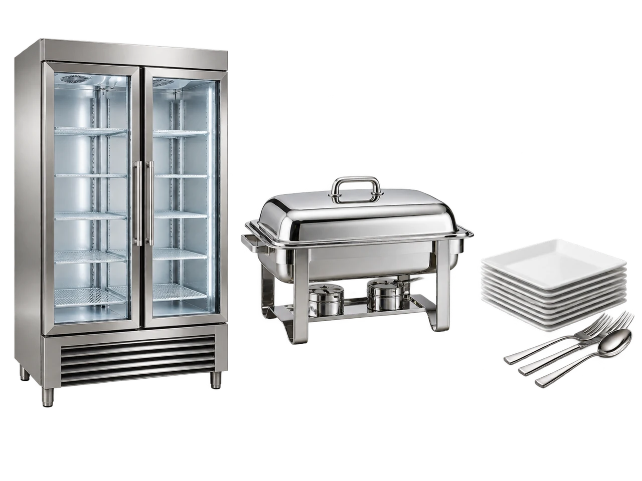 Hospitality tableware, textiles and serving equipment